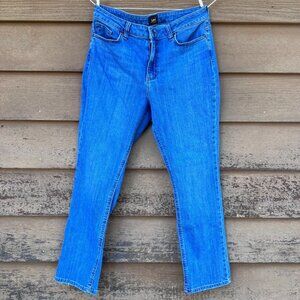 Lee Mens Regular Fit Straight Leg Blue Denim Jeans